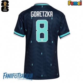 Germania Leon Goretzka #8 Echipament de Fotbal Replică Mondial 2026 Femei Deplasare